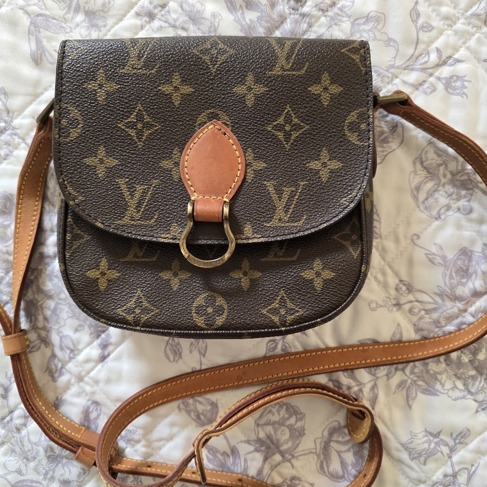 Louis Vuitton Mini Saint Brown Monogram Crossbody Bag
